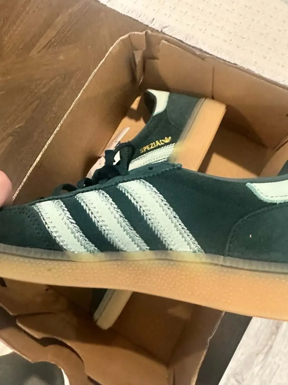 Adidas Originals Handball Spezial Women's Sneakers in Dark Green